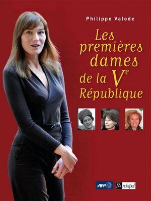 cover image of Les premières dames de la Ve République